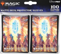 Ultra Pro Deck Protector Sleeves 100ct - MTG UNIVERSES BEYOND FINAL FANTASY: Travellers Find a Really Big Crystal